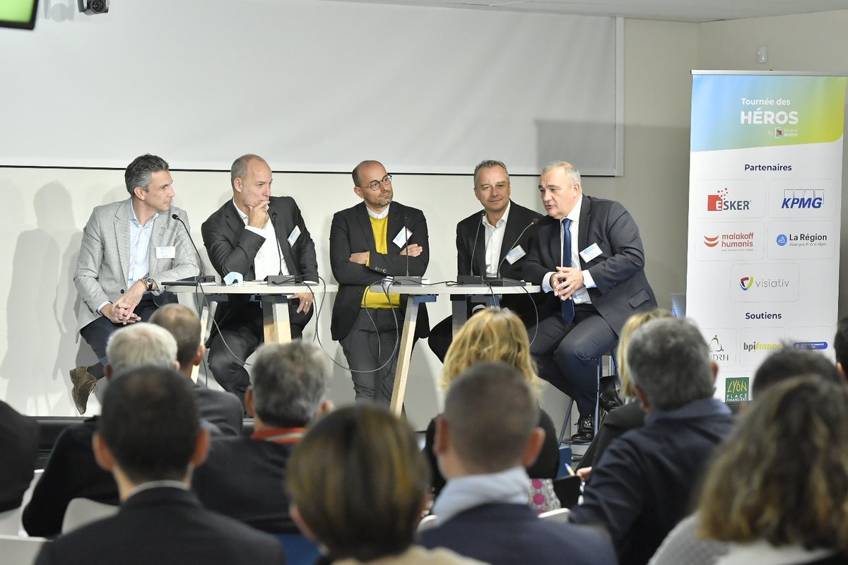 [#TournéedesHEROS Lyon <a href="/EDFutur/">Entreprise DU FUTUR</a>]

👏 Quelques images de nos H.E.R.O.S, de la 1ére édition de la #TournéedesHEROS Lyon !

🤝Un grand merci à :
Anthony CONTAT, <a href="/peruiz/">Pierre-Emmanuel RUIZ</a>, Hervé Richard, Emmanuel VERDENET, <a href="/HoneggerThomas/">Thomas Honegger</a>.