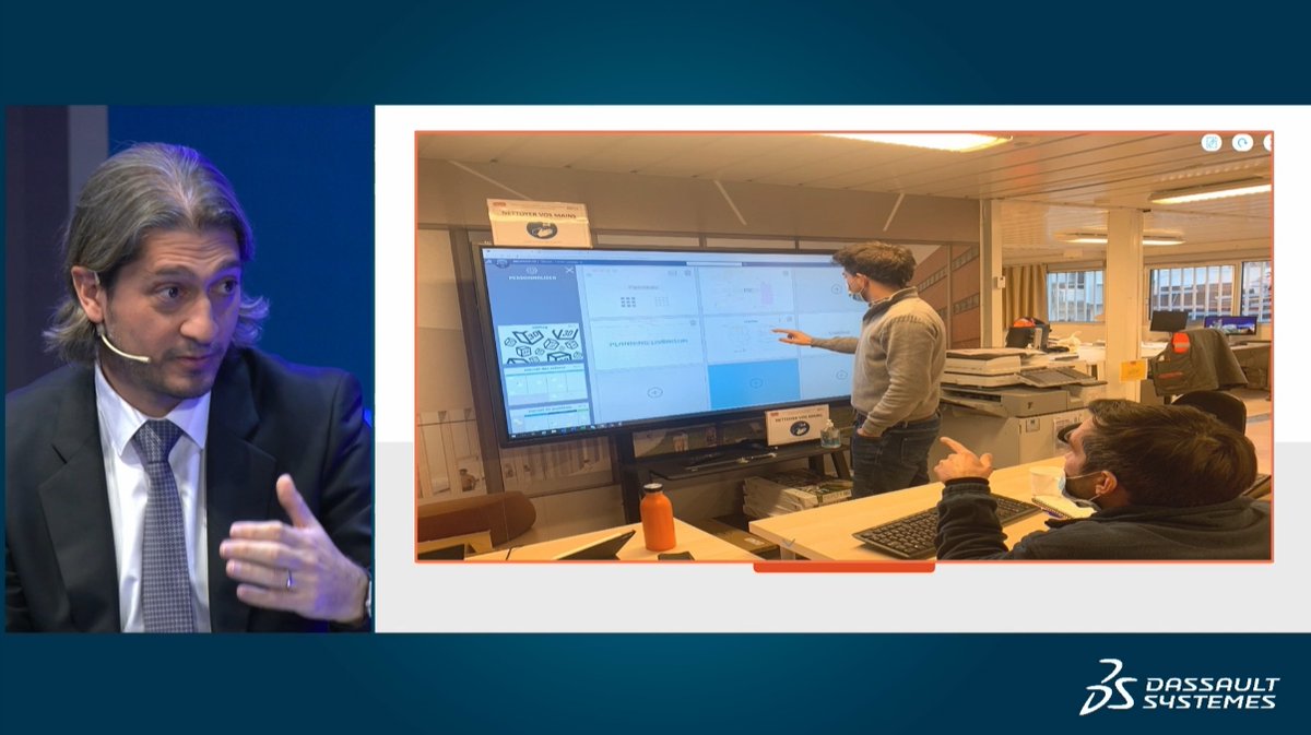 3DSfrance's tweet photo. "La plateforme #3DEXPERIENCE est utilisée quotidiennement sur nos chantiers. L'adhésion des équipes à été complète sur l'ensemble des outils". Frédéric Gal de @Bouygues_C 
#3DEXPERIENCEFORUM #TransfoNum https://t.co/cqbLCfk5kH