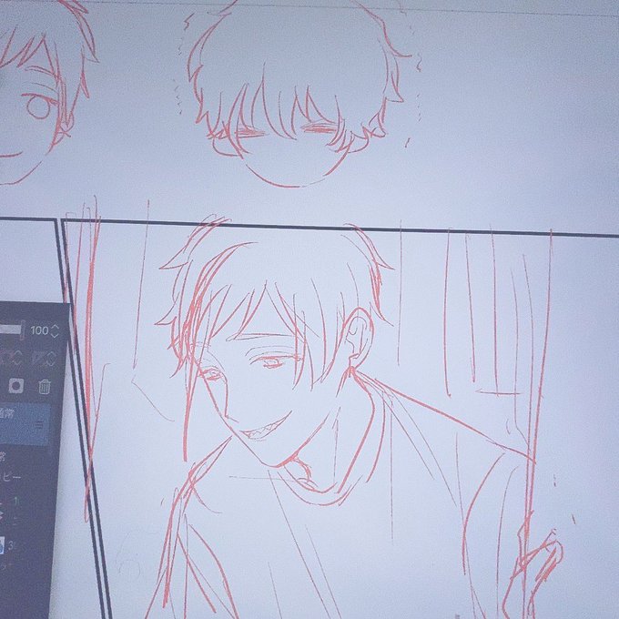 鍵垢にポツポツ投げてた2P漫画、保存ミスっててデータ消えたのでボツ供養😢 