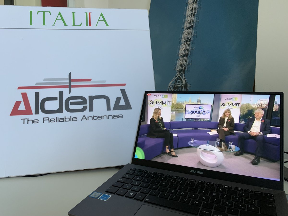 AldenaBroadcast's tweet image. Today Live from #WorldDABSummit21 
#ALDENA #digitalradio #DABplus @WorldDAB