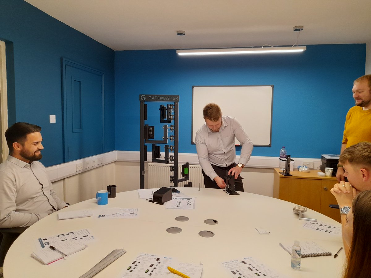 firstfenceltd's tweet image. Big thank you to Toby at @GatemasterLocks for providing training on Gatemaster products for First Fence staff. These locks are designed to suit a wide range of gates, providing added security to gate systems. Shop online at lnkd.in/gVb959jC #gates #security #gatelocks