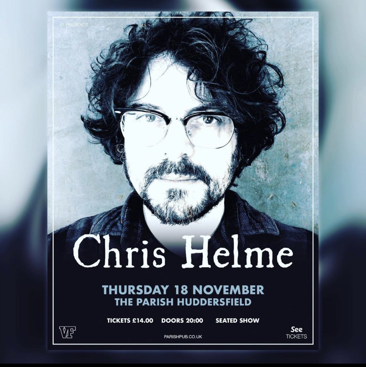 Super excited for next week’s show <a href="/ParishHudd/">Parish</a> with <a href="/ChrisHelme/">Chris Helme</a> W/support from @BirdsandBeasts1 - Tickets available from <a href="/seetickets/">See Tickets</a> - Get involved in a great night of music. #supportlivemusic #huddsmusicscene