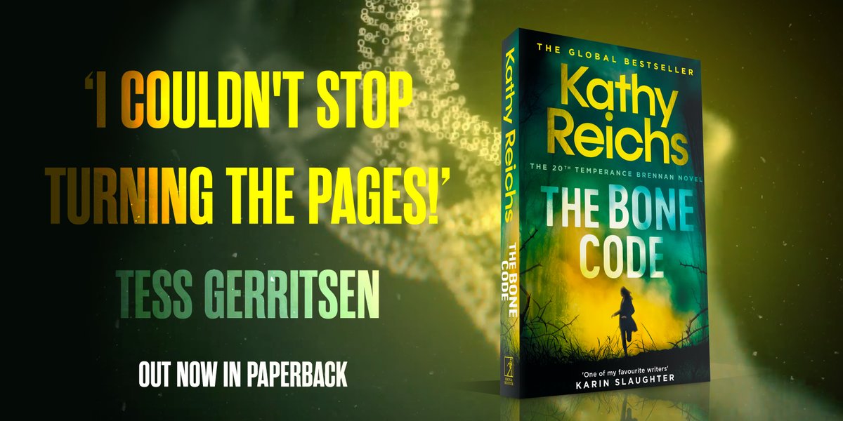 simonschusterUK's tweet photo. #TheBoneCode by @KathyReichs is the perfect read for fans of forensic and procedural crime novels - out now in paperback https://t.co/flqYiTTSOR https://t.co/ePzl8VriG0