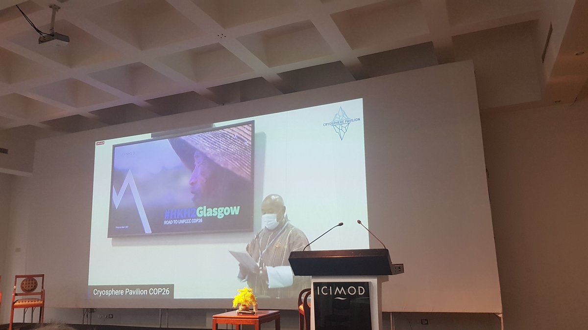 Mountains of opportunity framework for investment in HKH is being discussed at cryopshere pavillion in Glasgow. HKH countries ministers are joining hands for mountain voice.
#unfccc
#COP26Glasgow
#HKH2Glasgow