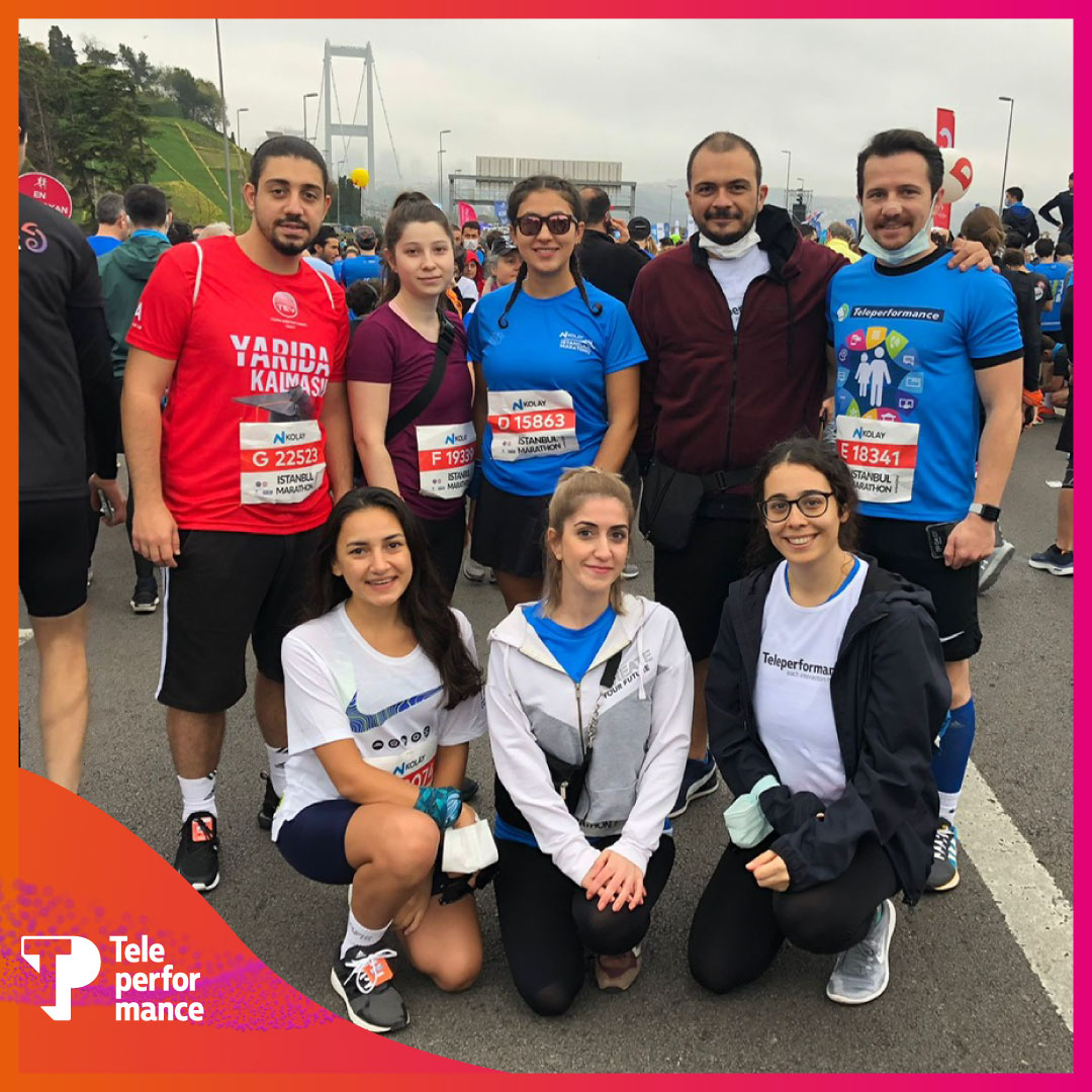 TP_Turkiye's tweet photo. Teleperformance olarak koşu takımımız ile 43. İstanbul Yarı Maratonu’nda adımlarımızı başarılı TEV öğrencilerinin eğitim yolculukları ve hikayeleri “Yarıda Kalmasın” diyerek attık! 😊🏃🏃🏃
#TeleperformanceTurkey #TEV #COTW https://t.co/j0MB4V3xxT