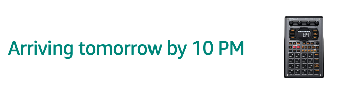 RobPulseNews's tweet image. Amazon says Roland&apos;s SP404 MKII is arriving tomorrow. :)