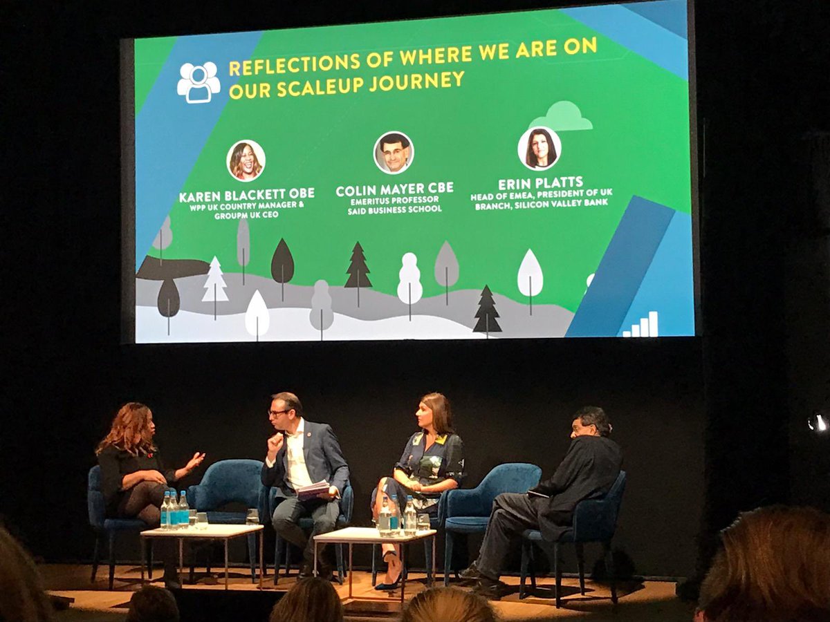 Mahmoda_Ali's tweet photo. At the #ScaleUp2021 launch event, great conversations about the needs of UK scale ups. As expected access to markets is at the top, but interesting comments from the panel about addressing regional disparity &amp; the need to disperse capital &amp; talent better across the country. https://t.co/nV5lPUbUi4