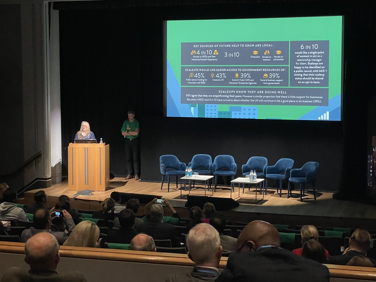 Mahmoda_Ali's tweet photo. At the #ScaleUp2021 launch event, great conversations about the needs of UK scale ups. As expected access to markets is at the top, but interesting comments from the panel about addressing regional disparity &amp; the need to disperse capital &amp; talent better across the country. https://t.co/nV5lPUbUi4