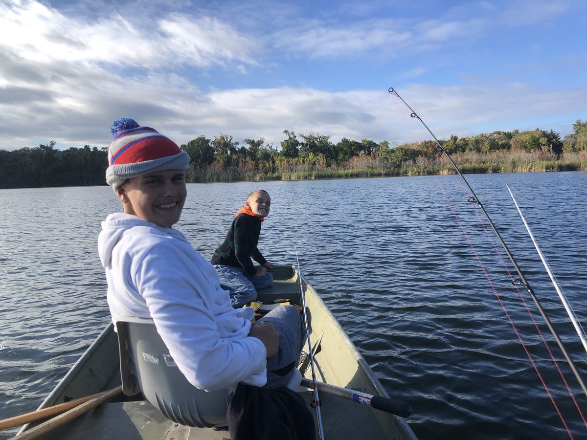 DanielKennedy23's tweet photo. Nice chilly day to hit the lakes.
#ormondbeach #centralpark #bass #bassfishing #johnboat #lake #outdoors #dadlife #fishinglife #lakefishing #florida #fall #sons #baitcaster https://t.co/NJOHG23juG