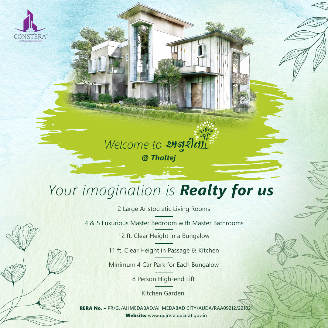 consterarealty's tweet photo. The new story of Happiness and Prosperity awaits you.

To discover more call on +91 79-48976016/+91 9723 931 931 or visit https://t.co/gFqKTjaQxt

#Ahmedabad #Bungalow #RealEstate https://t.co/P4GRJVPSWu