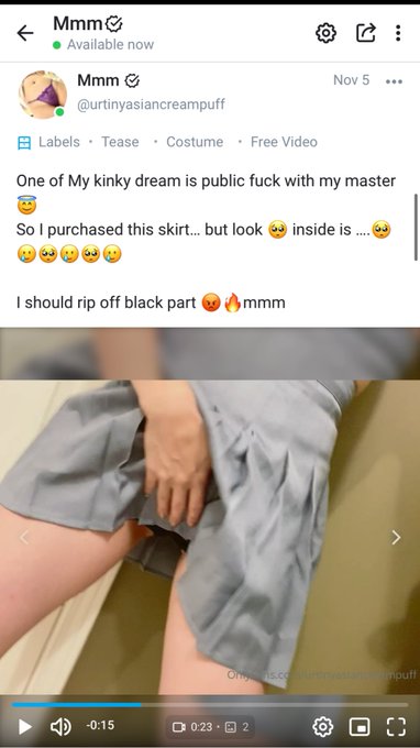 I should rip off black part 😡🔥mmm  I thought it&rsquo;s like a Japanese hight school girl skirt !!!! 😡🥵 🆓Video👉<a href="/tag/onlyfans"class="tags"><span>#onlyfans</span></a>
