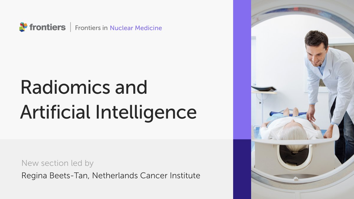 FrontNuclearMed's tweet photo. Our new section Radiomics and Artificial Intelligence led by Professor Regina Beets-Tan from @NKI_nl is now online and open for submissions. 🎉

Discover more ➡️https://t.co/iXwDmVYnva https://t.co/DauAQ2gPtI