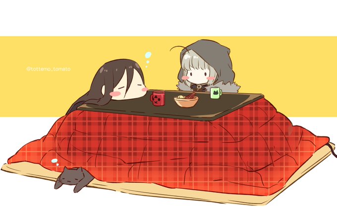 「black hair kotatsu」 illustration images(Latest)｜5pages