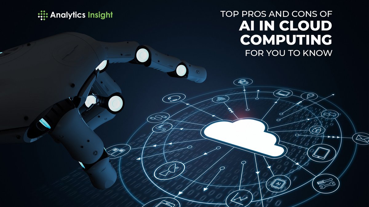 analyticsinme's tweet image. Top Pros and Cons of AI in Cloud Computing for You to Know

Watch this Video: youtu.be/3B4wI3V1hoA

For More Information, Visit: analyticsinsight.net

#AI #Cloudcomputing #AIinCloudcomputing #ArtificialIntelligence #TechDrivenMarket #AnalyticsInsight #AINews