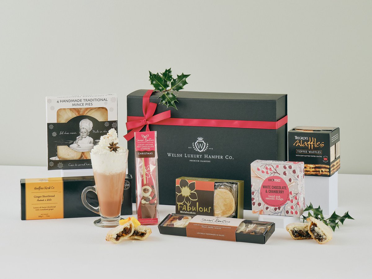 WELSHHAMPER's tweet photo. Voted ‘Best Luxury Hamper Co.’-Wales 2020 and 2021! We have curated the best Christmas hampers, supporting local producers, great tastes and Wales! Pre-order for Christmas today 🎄 🎅 #hamper #christmas #luxury #Corporate #gift #wales #welsh #foodanddrink #giftideas https://t.co/fTBaPdlP6X
