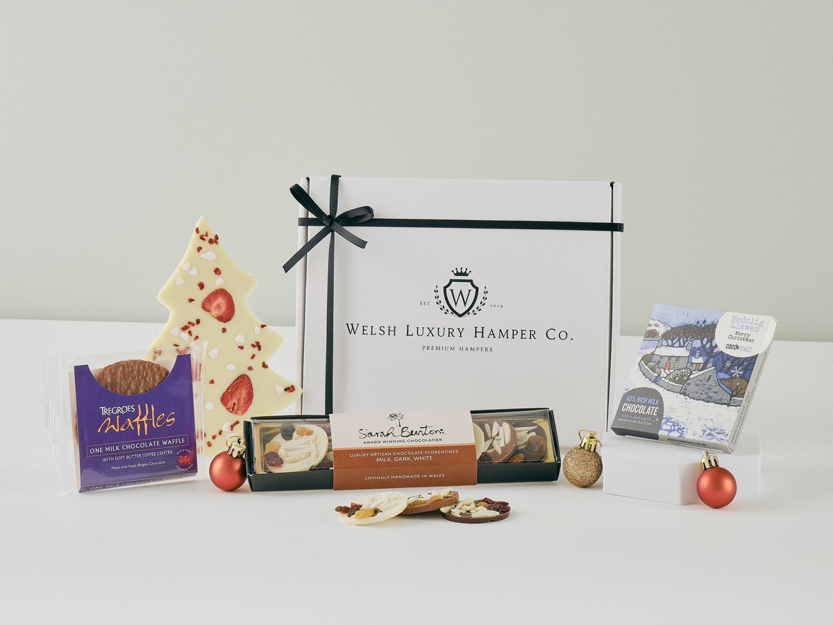 WELSHHAMPER's tweet photo. Voted ‘Best Luxury Hamper Co.’-Wales 2020 and 2021! We have curated the best Christmas hampers, supporting local producers, great tastes and Wales! Pre-order for Christmas today 🎄 🎅 #hamper #christmas #luxury #Corporate #gift #wales #welsh #foodanddrink #giftideas https://t.co/fTBaPdlP6X