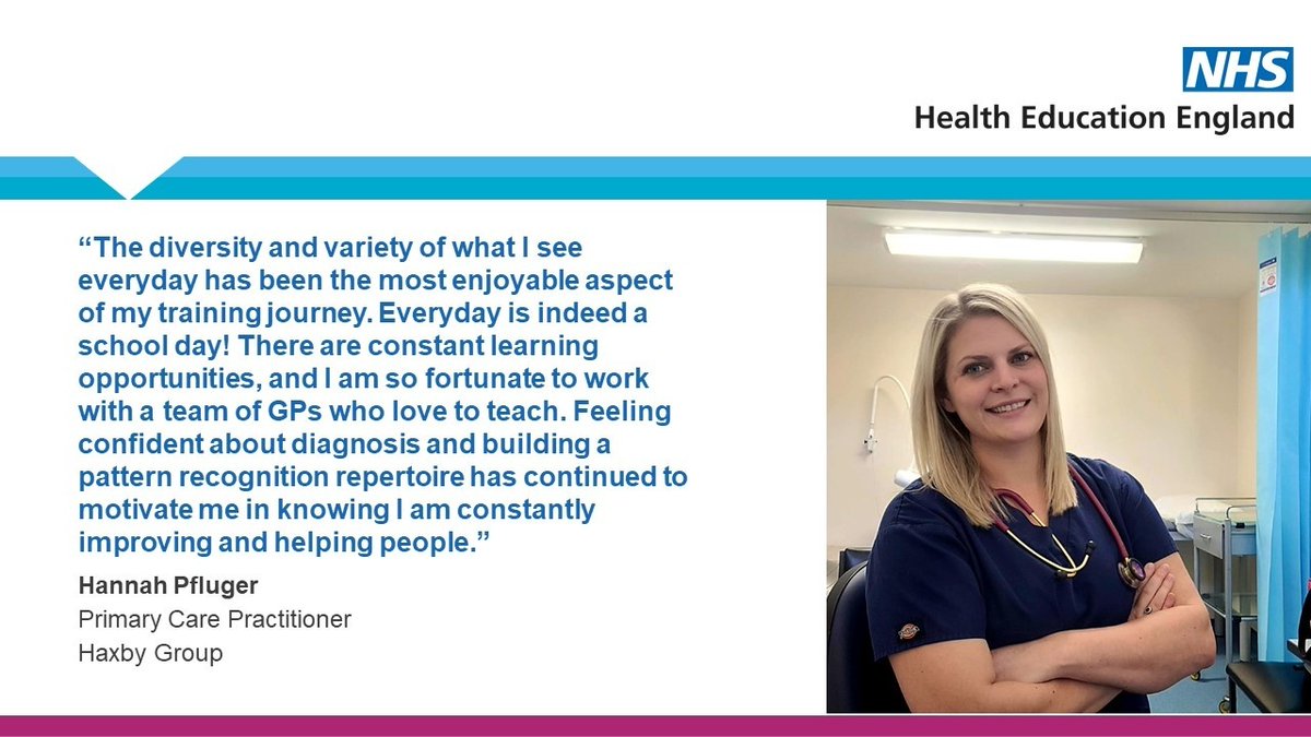 Hannah Pfluger, a #TraineeACP in Primary Care based in York, shares what has been the most enjoyable aspect of her journey as a Trainee ACP so far. Read the full insight into Hannah's journey this far orlo.uk/I7dbT #AdvPracWeek21 @crofts77 <a href="/Perrin11Julie/">Julie Perrin 💙</a> <a href="/MaxMiah3/">Max Miah</a>