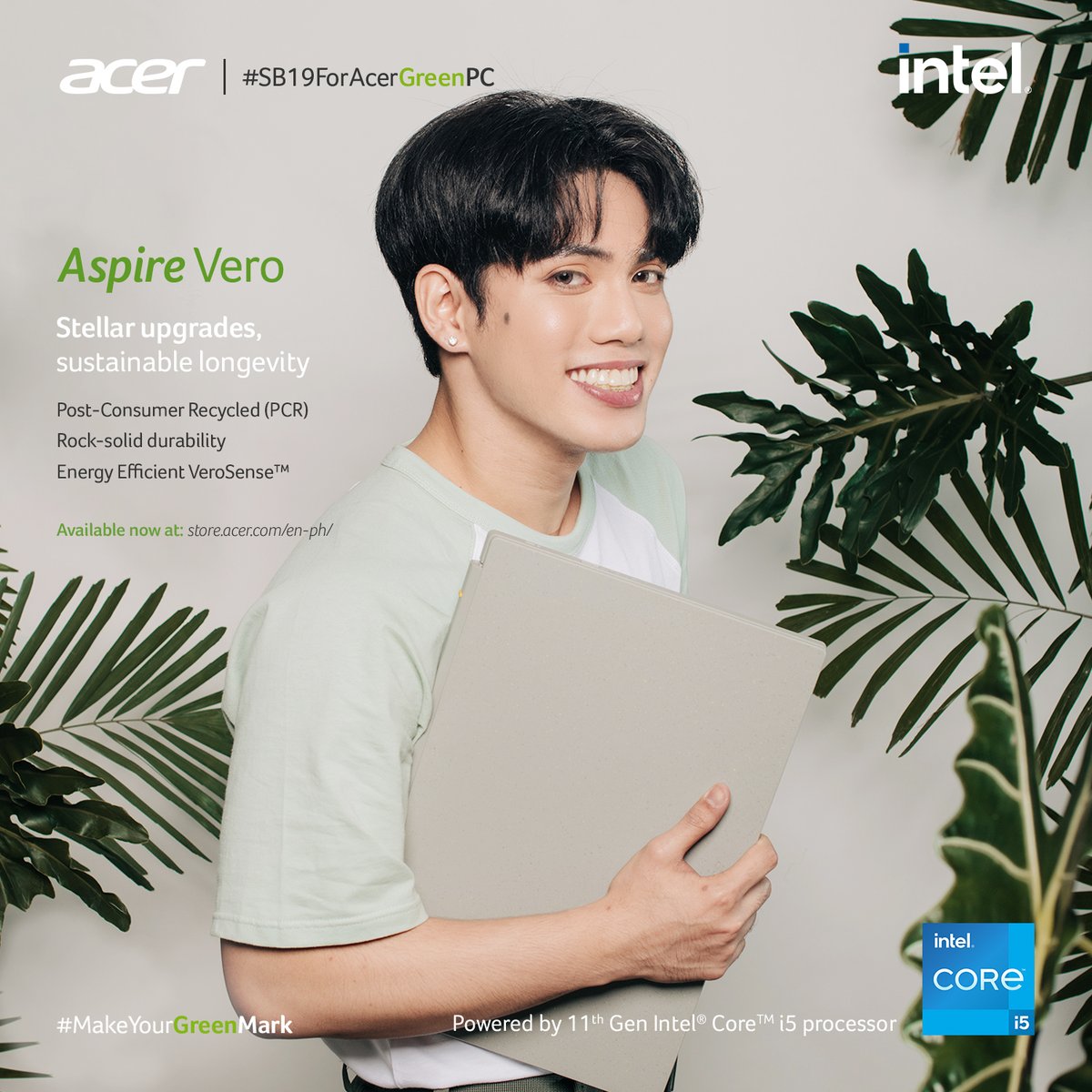 AcerPhils's tweet photo. @stellajero_ chooses the Aspire Vero for its longevity and impact on our environment.

The #GreenPC breaks the mold by using 30% Post-Consumer Recycled (PCR) material and standard tools as its main building components, making it great for the environment and easy to upgrade! https://t.co/INriNm2ZrD