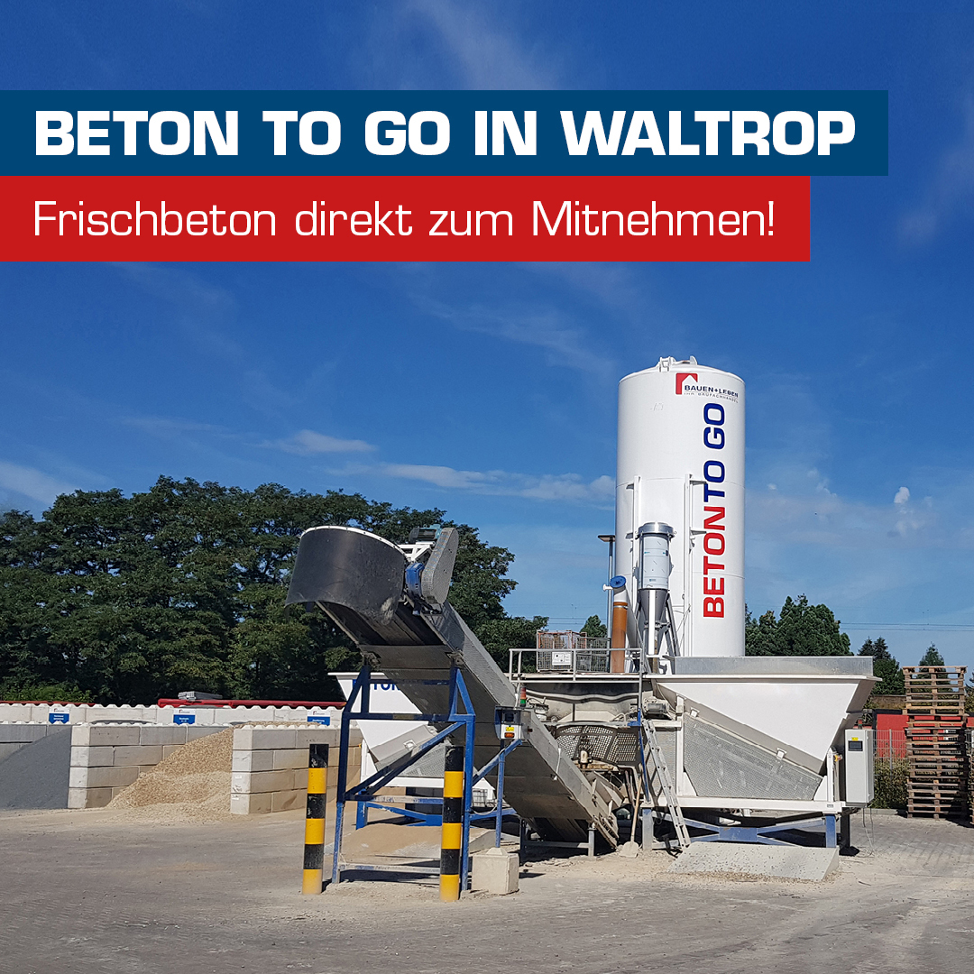 BAUENUNDLEBEN's tweet photo. WALTROP - Frischbeton auf Knopfdruck! Ohne Aufwand, Wartezeit und verarbeitungsfertig! BETON TO GO -  die Lösung, wenn ihr Beton fix und fertig gemischt direkt mitnehmen wollt. 
#bauenundleben #baustoffhandel #baufachhandel #frischbeton #betontogo #waltrop #handwerker #heimwerker https://t.co/huH2eN55Q6