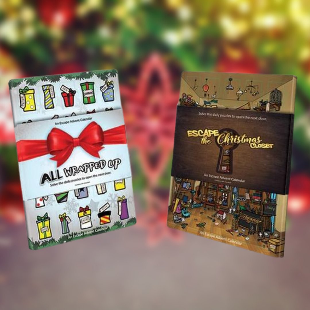 The Panic Room on Twitter: "ESCAPE ROOM ADVENT CALENDARS 🎄🎅🎁 A chocolate  and puzzle filled advent calendar experience! Available in our Gravesend  store Don't Panic, The Panic Room Gravesend 3 (St. Georges