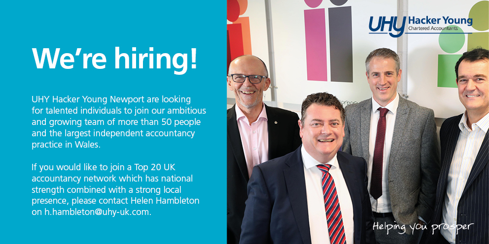 UHYHackerYoung's tweet photo. Our Newport office currently have a variety of vacancies for talented candidates to join their team.  Find out more about the roles and apply on our website here https://t.co/uBqQNoGrKT. For school leavers and graduates, please visit our early careers site https://t.co/1ZKptAutr8 https://t.co/cdejqlQIqq