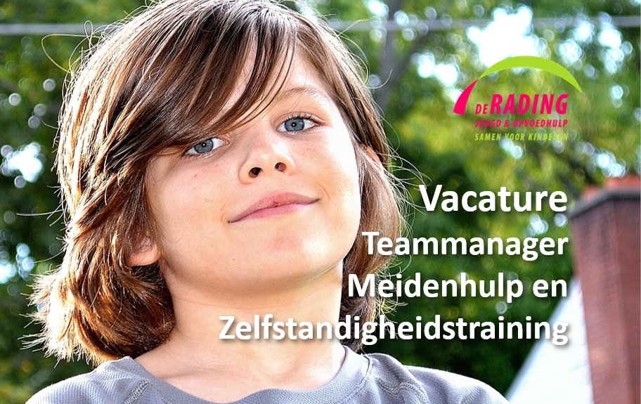 We zoeken een #Teammanager #Meidenhulp en #Zelfstandigheidstraining die op enthousiaste en resultaatgerichte wijze leiding/sturing geeft aan medewerkers van de #residentiële afdelingen. Is deze baan écht iets voor jou? Reageer dan vóór 15-11 via: werkenbij.rading.nl/vacature/teamm… #vacature