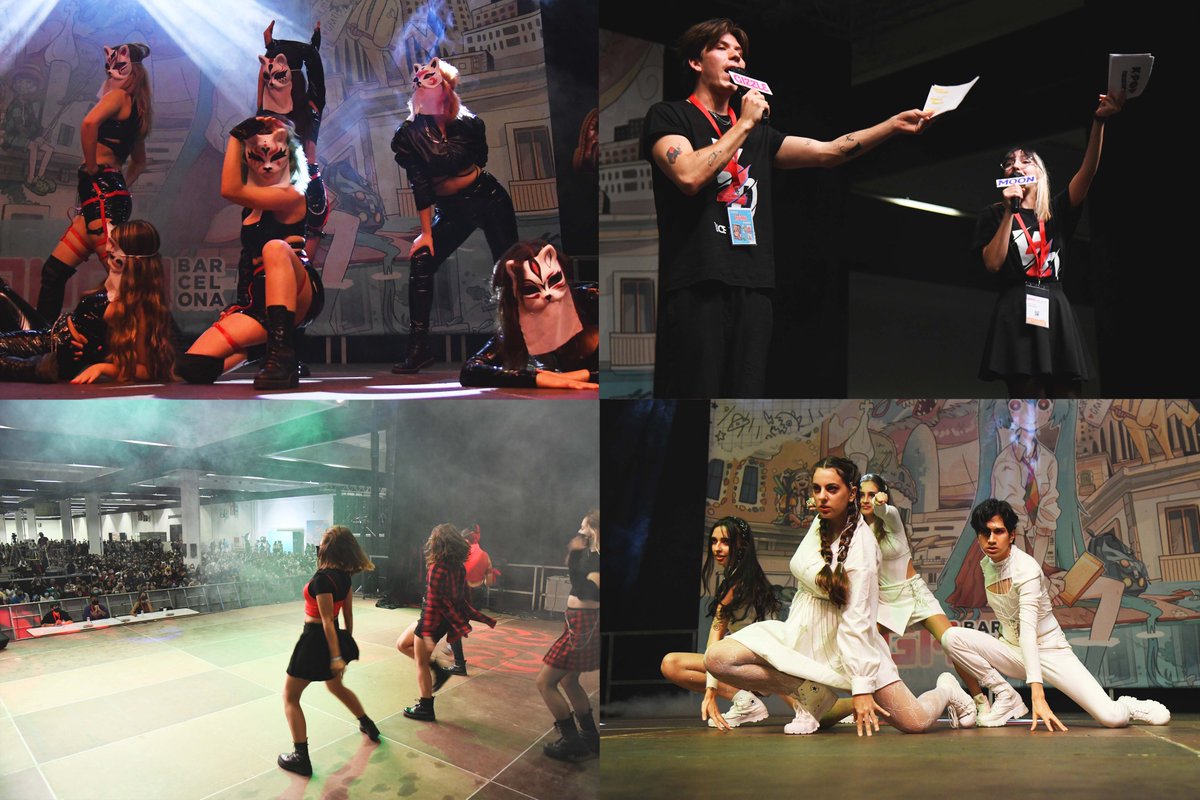 MANGAbcn's tweet photo. ❤️‍🩹Els concursos del #27mangaBCN i el Gran Escenari van retrobar-se finalment al 2021 (incorporant a Just Sing a l’equip! 🤲) https://t.co/JtODPI4gN5