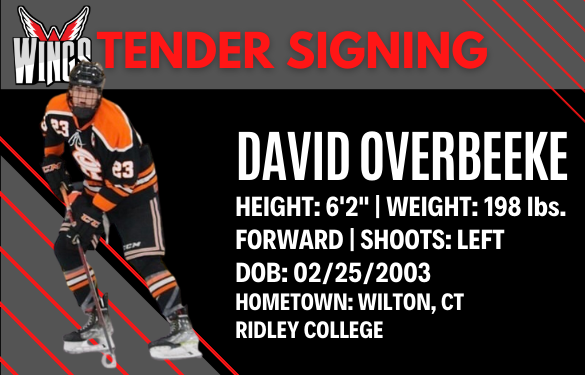 AberdeenWings's tweet photo. Another Tender announcement!
This time, please welcome David Overbeeke to Wings Country! 
#WingsWay #WingsFamily #tender https://t.co/AttYBy9ipL