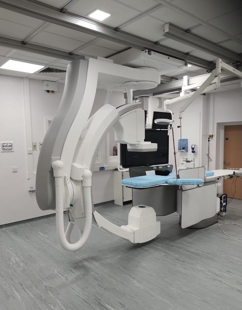 mabrown10001's tweet photo. Our impressive new Cath Lab, ready for its first patients this Friday! Fabulous job by all to get this completed, especially our estates colleagues! ⁦@ELHT_NHS⁩ #TeamELHT #ELHTFamily https://t.co/4N9XihBhZO