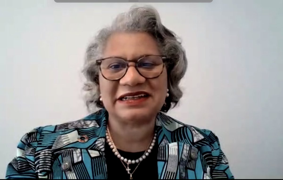 <a href="/UNFPA/">UNFPA</a> Technical Director, <a href="/JulittaOnabanjo/">Julitta Onabanjo, Dr</a> in her opening remarked: “we’ve the solutions to move forward together, but we need the political will &amp; the adaptation financing to strengthen systems, to make them climate resilient, &amp; uphold rights &amp; choices for everyone everywhere".