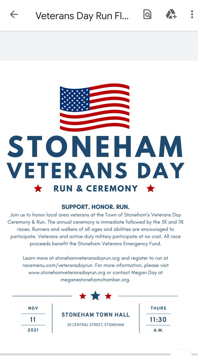 StonehamTrack's tweet image. •Thursday is going to be overcast and cool......perfect conditions to blast a 5k this Thursday through the streets of Stoneham.  
•SHS athletes have a discounted fee of $15.  Solid savings and a 5K and SNAcks, you guys.   ....snacks!