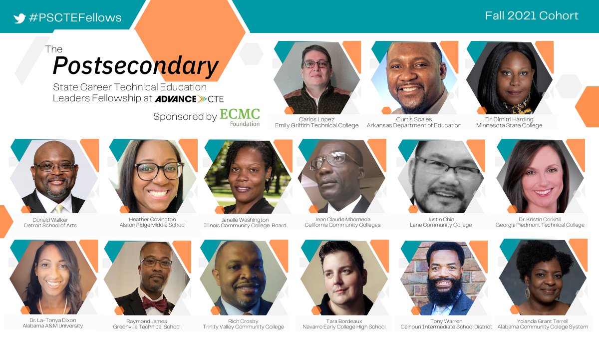 edstrategygroup's tweet photo. Congratulations to the inaugural Fellows of The Postsecondary State CTE Leaders Fellowship at @CTEWorks—Sponsored by @ECMCFoundation! @edstrategygroup is proud to provide support for this  initiative to close leadership representation gaps: https://t.co/mXXv5UYWih #PSCTEFellows https://t.co/MjqFx8c7Cq