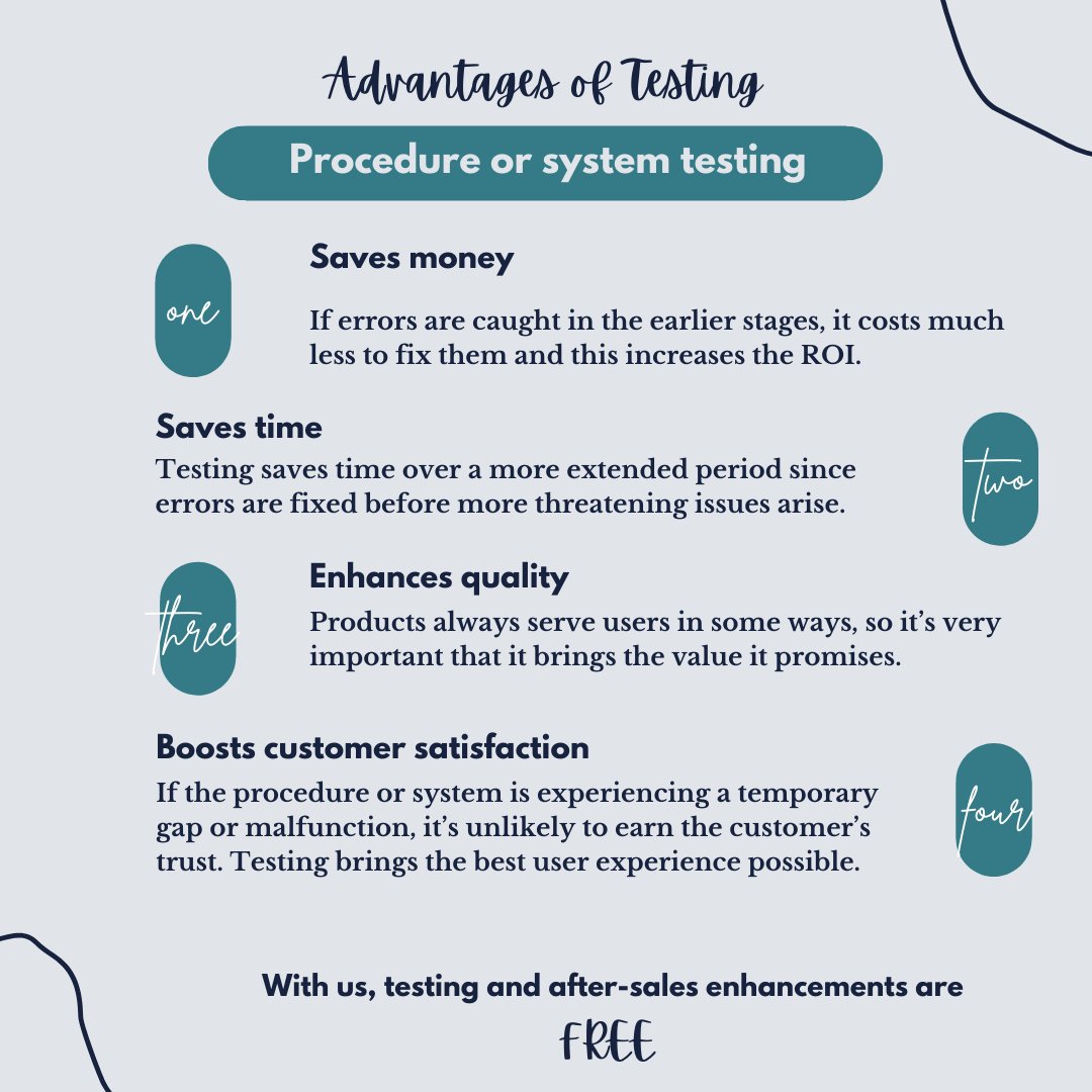 ProMissionFZLLC's tweet photo. Testing is the most important step of any customized procedure or system. At ProMission, we always provide testing and after-sales enhancements for FREE.
Contact us for a free 1-hour consultation.

#promission #testing #digitaltools #digitalization #projectmanagment https://t.co/1Bx2Y7h0A7