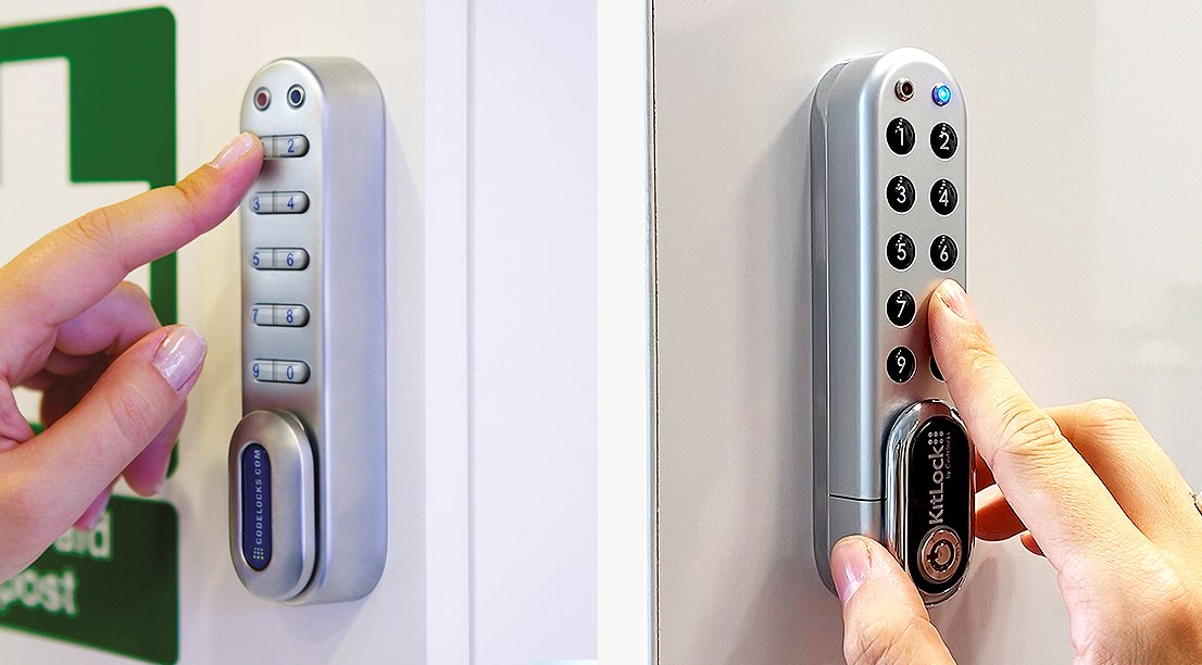 CodelocksInc's tweet photo. This #TransformationTuesday goes to the new KL1000 G3 KitLock! Designed through evolution of the KL1000… how it started vs how it’s going 👇
Shop here: https://t.co/BjOWiwqJnJ 
#KitLockByCodelocks #AlwaysInnovating https://t.co/hoSWExvLHv