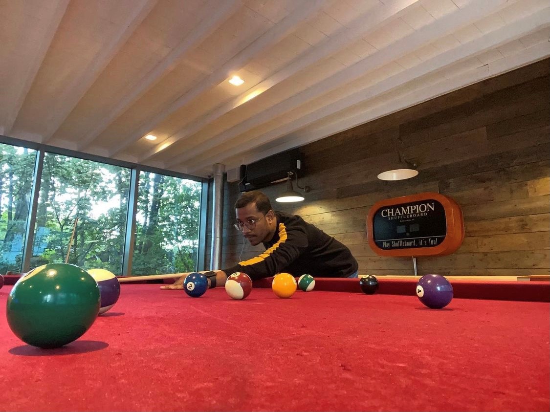 How's your bank shot? 🎱 Thanks @sravangamedev for this check-in at Chapter Lewisham 👌⁣
⁣
Keep tagging us in your photos 📸 We love seeing what you're up to across our Chapter properties &amp; will always ask permission before sharing 🙌