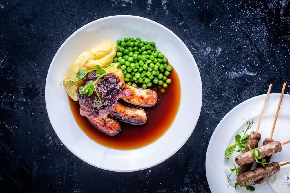 What else would you want on a cold day to warm you up other than our lovely Sausage and Mash? 🤩

We have so many hearty meals to keep you warm throughout these cold months 🌨

#yard #cardiff #sausageandmash #brains #heartymeal
