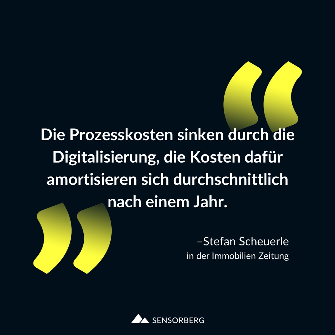 Im Interview in der Immobilien Zeitung erläutert Sensorberg-CEO Stefan Scheuerle zusammen mit MyBox-Gründer Max Astroh die Mehrwerte digitaler Zugangstechnologie im #SelfStorage Sektor und bietent Einblicke in den bisherigen Erfolg gemeinsamer Projekte.