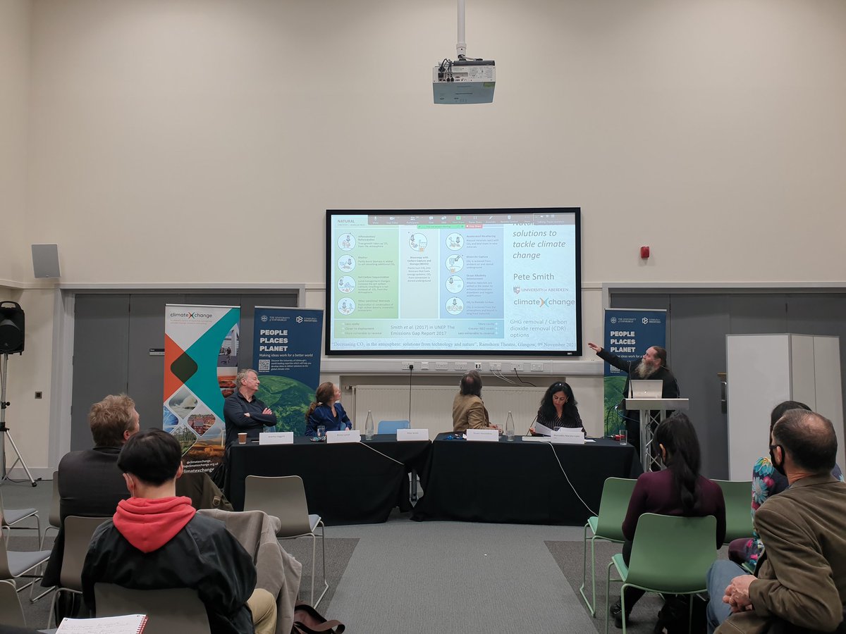 'We shouldn't pit #nature and #technology based solution to #CO2 removal against each other - we need both' says Prof Pete Smith to Decreasing CO2 in the atmosphere event #COP26
is.gd/c9ScNJ