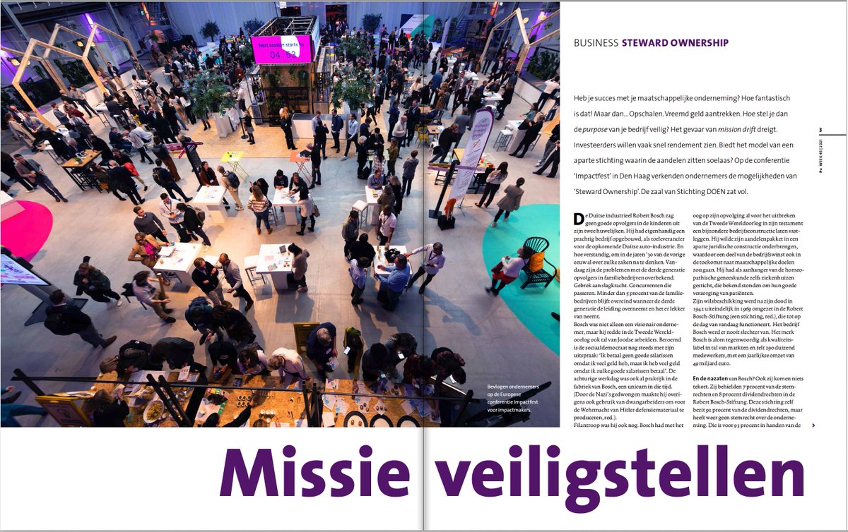 Jan Bom (@pplustweets) on Twitter photo Bang dat externe financiers de duurzame missie van je bedrijf verwateren, om sneller geld te verdienen. Dan kan Steward Ownership een oplossing zijn: p-plus.nl/nl/nieuws/Stew… #MVO <a href="/StichtingDOEN/">Stichting DOEN</a> Bang dat externe financiers de duurzame missie van je bedrijf verwateren, om sneller geld te verdienen. Dan kan Steward Ownership een oplossing zijn: p-plus.nl/nl/nieuws/Stew… #MVO <a href="/StichtingDOEN/">Stichting DOEN</a>