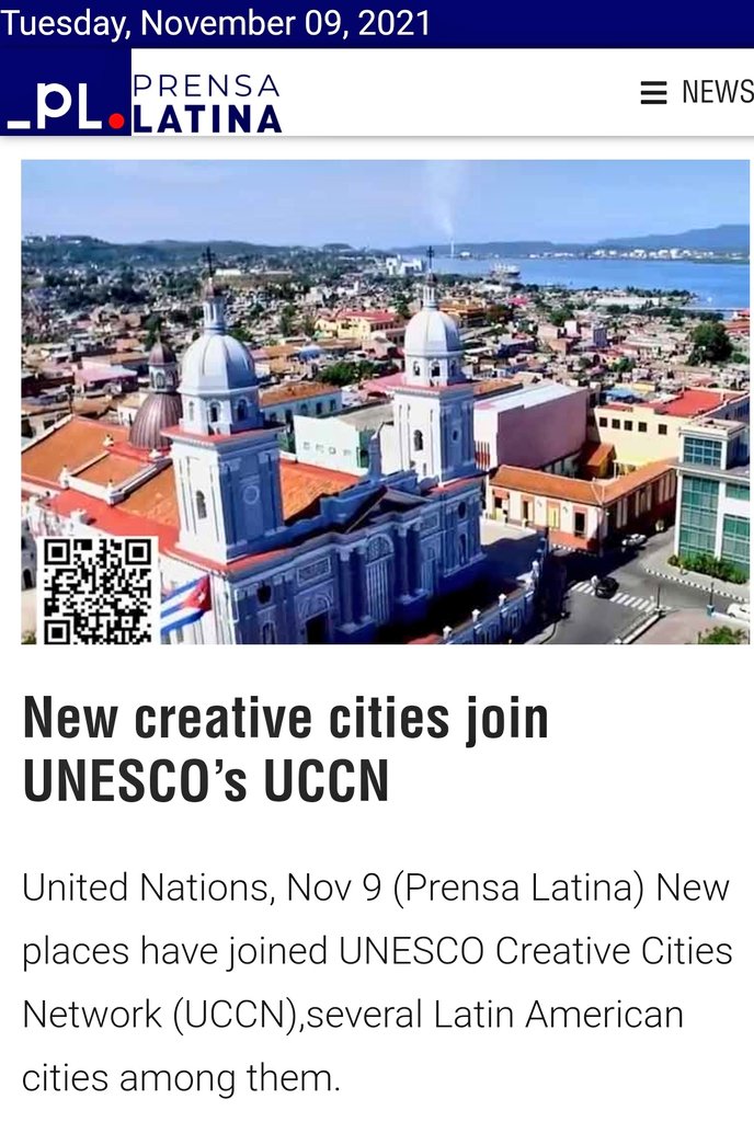 LatAmTravelist's tweet photo. To celebrate their contributions to crafts and popular arts @UNESCO has added these cities to its Creative Cities Network (UCCN):
Ibaguรฉ & Pasto #Colombia
Santiago de Cuba #Cuba
Xalapa #Mexico
Huancayo #Peru
Manises #Spain
https://t.co/DQXYTJ6S7A
#VisitLatinAmerica #VisitSpain https://t.co/O2k1pqU7Bp