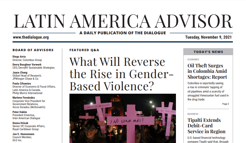 Gene Kuleta (@gene_kuleta) on Twitter photo Gender-based violence has increased in Latin America & the Caribbean amid the pandemic. What should be done to stop it? See today's #LatAmAdvisor for views by <a href="/MerikeBlofield/">Merike Blofield</a>, <a href="/LisaHaugaard/">Lisa Haugaard</a>, <a href="/FeliciaKnaul/">Felicia Knaul</a> & <a href="/Josec_C/">Renzo JC Calderon-Anyosa</a> --> bit.ly/306Wb4G <a href="/The_Dialogue/">The Inter-American Dialogue</a> Gender-based violence has increased in Latin America & the Caribbean amid the pandemic. What should be done to stop it? See today's #LatAmAdvisor for views by <a href="/MerikeBlofield/">Merike Blofield</a>, <a href="/LisaHaugaard/">Lisa Haugaard</a>, <a href="/FeliciaKnaul/">Felicia Knaul</a> & <a href="/Josec_C/">Renzo JC Calderon-Anyosa</a> --> bit.ly/306Wb4G <a href="/The_Dialogue/">The Inter-American Dialogue</a>