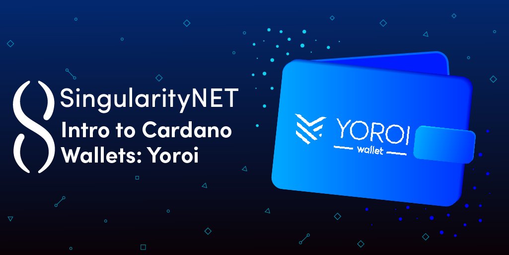 SingularityNET's tweet photo. Check out this super short, but informative video on this wallet made-for-ADA wallet, Yoroi! @YoroiWallet 

https://t.co/mPq4FZWc2x

$AGIX $ADA #erc20converter #cryptocurrency #blockchainrevolution https://t.co/lD7U9eweHs