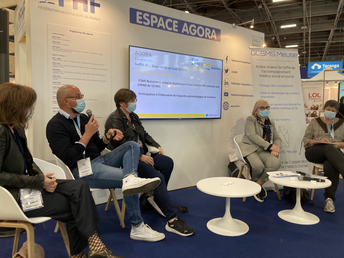 BenjaminCaniard's tweet photo. « Tout seul on va plus vite, ensemble on va plus loin » : merci aux collègues directrices et directeurs pour leurs interventions lors de l’agora de @laFHF consacrée à l’enjeu majeur du regroupement des EHPAD publics, https://t.co/F1u4Tm7E2L