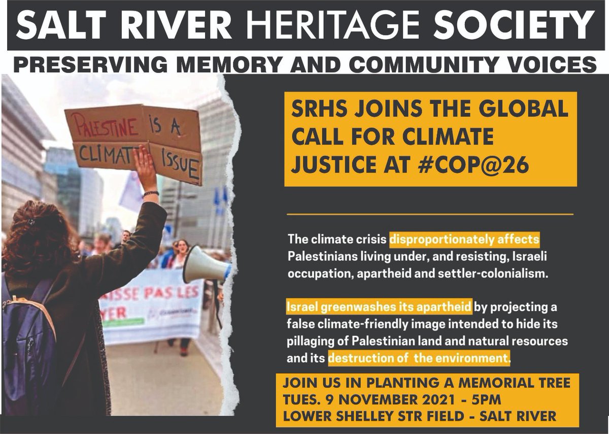 stopthewall's tweet photo. Just happening now... In Cape Town, South Africa. The Salt River community is planting one of the #WorldwithoutWalls #MemorialTrees.
Together against Apartheid! Together for #ClimateJustice and people's rights! Thank you! https://t.co/qqvT8TDQwU