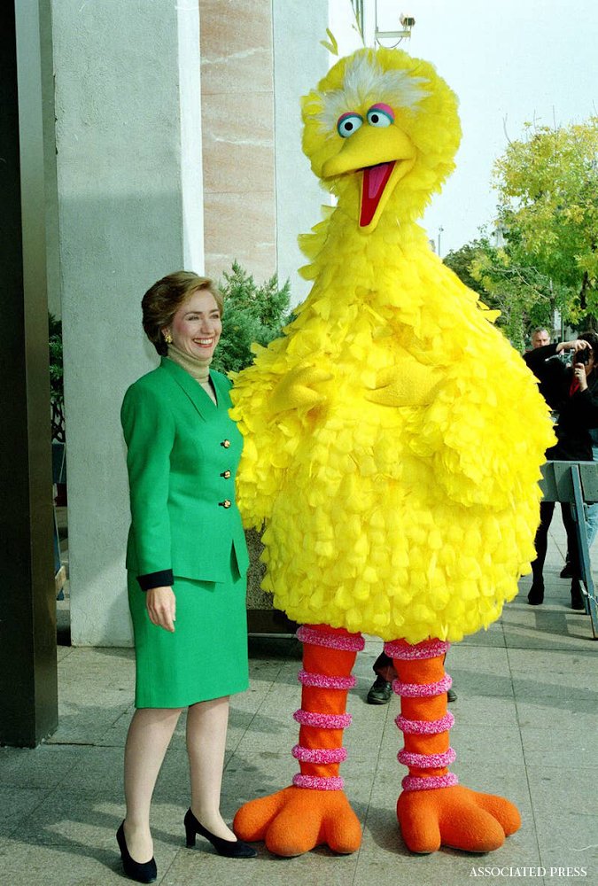 It’s a bird that teaches children things. 

Like how to stay healthy. 

That’s it.