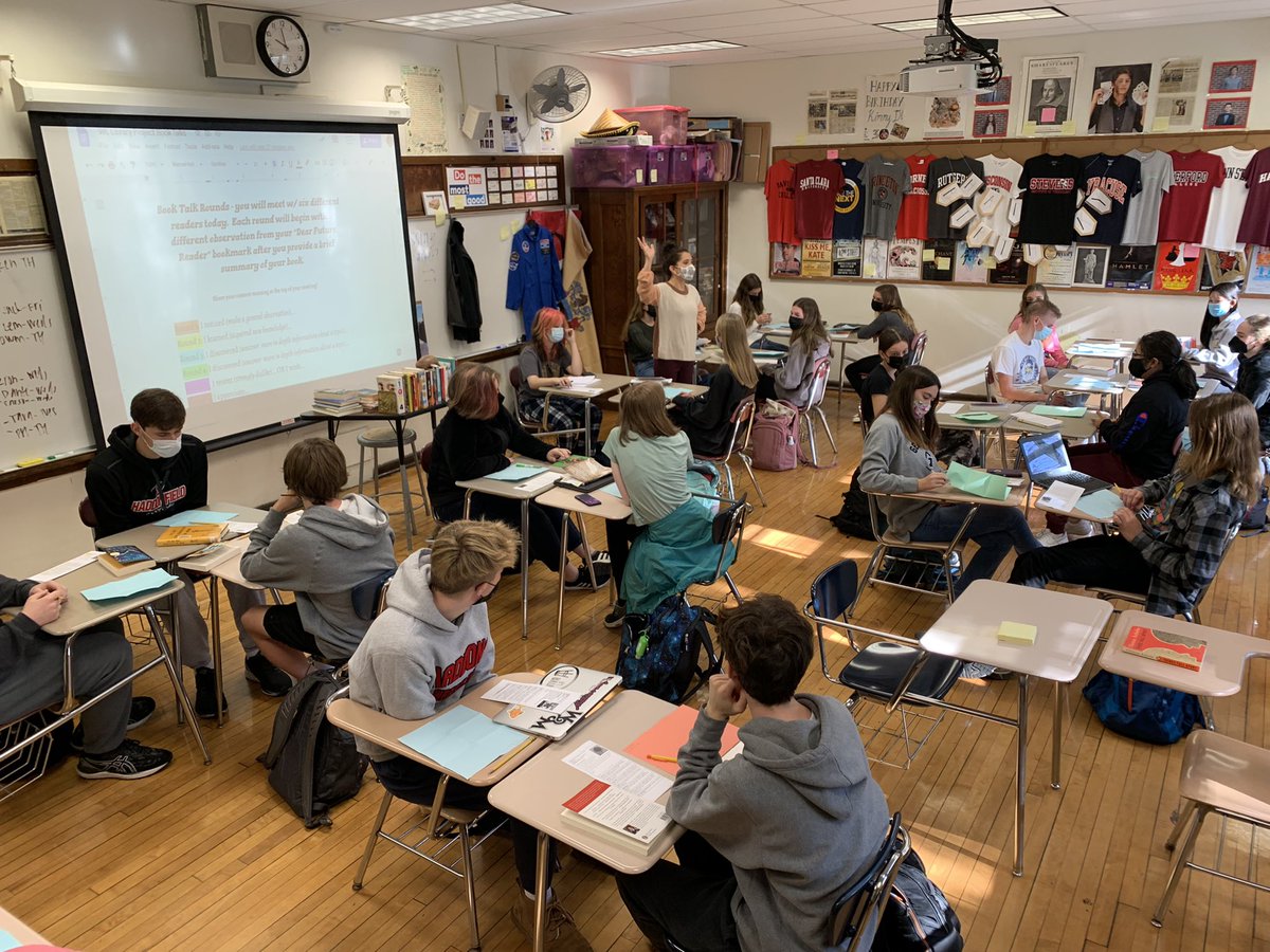 World Literature Library Project Booktalk day! We’ve waited for this day to come and it has delivered amazing results for our students! #worldlit <a href="/HaddonfieldHS/">HMHS</a> <a href="/HaddonSchools/">Haddonfield Schools</a> <a href="/msdickstein/">Kimberly Dickstein Hughes</a>