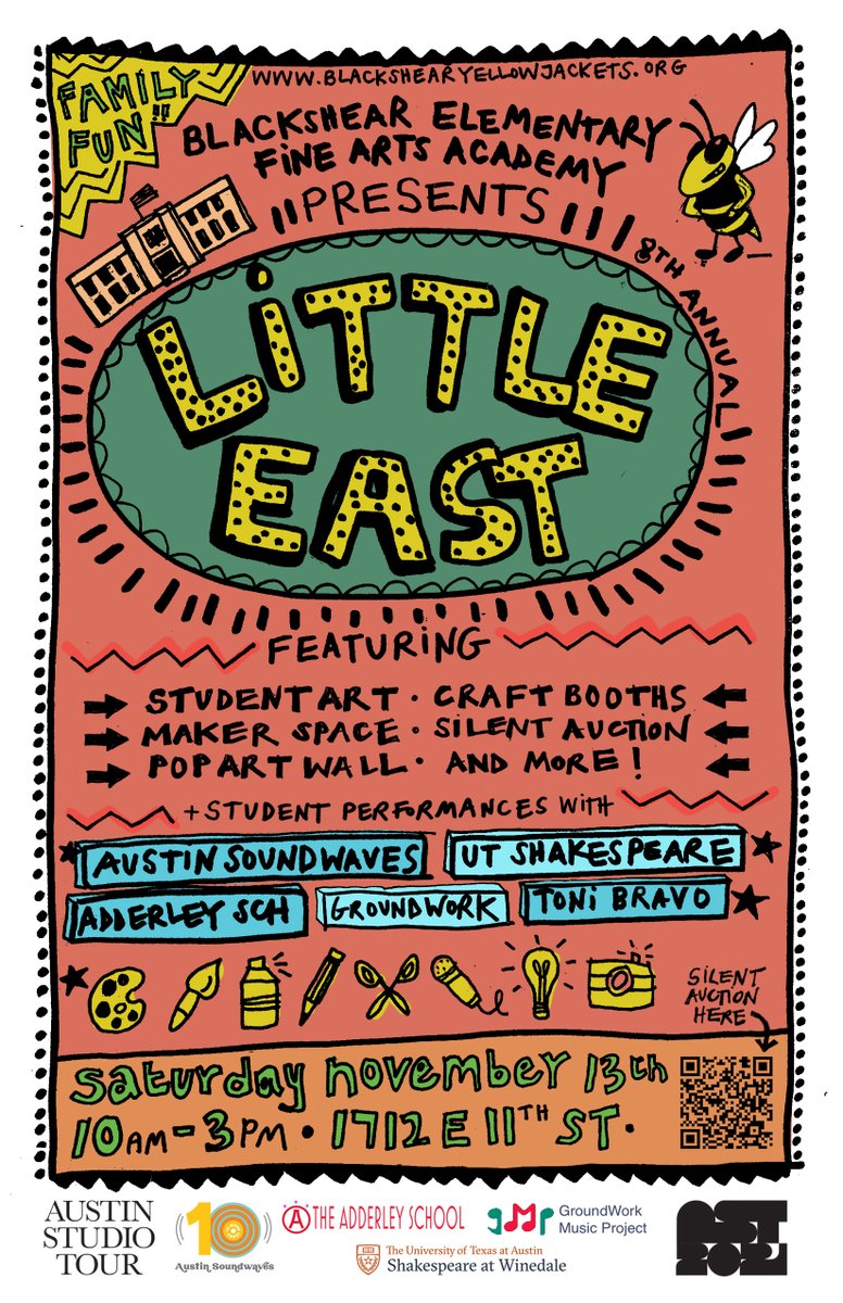 Join us on Sat., 11/13 from 10 to 3 for Little EAST! @AustinISD_OID @aisdparents @AISDArts