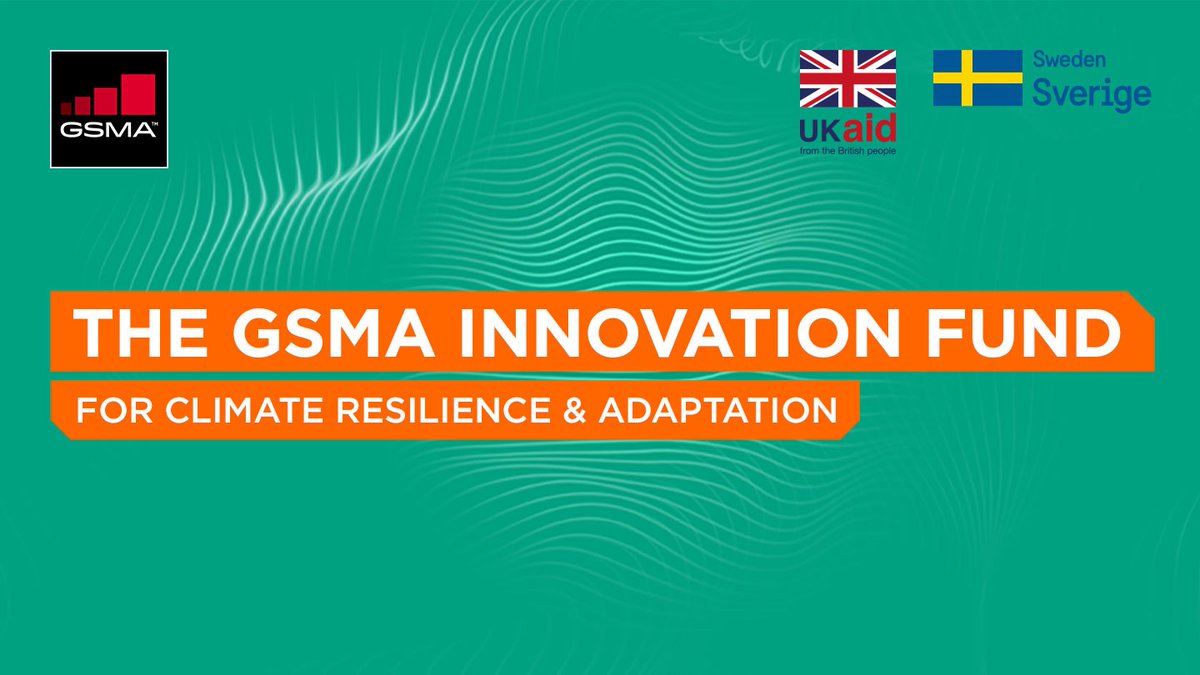 chrisedwards6's tweet photo. 📢Today at #COP26, the @GSMA, @FCDOGovUK &amp; @Sida announced the launch of a new innovation fund for #climate #resilience and #adaptation. Find out more &amp; apply by Jan 9th➡️ https://t.co/o1UxgSfXk5 https://t.co/nmAXZSN2fX
