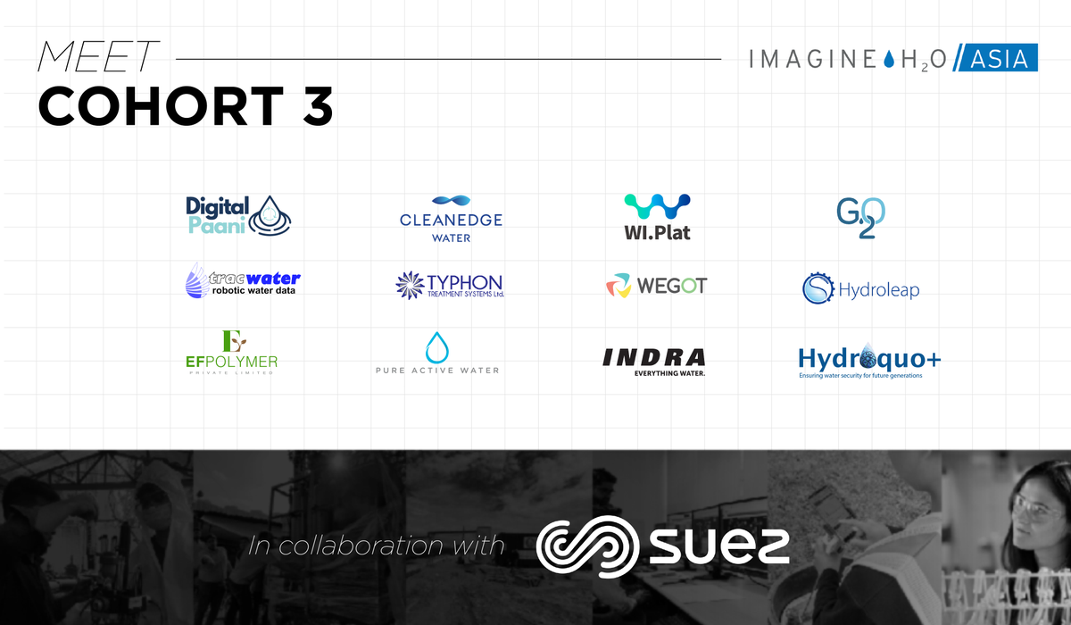 . <a href="/ImagineH2O/">Imagine H2O</a> Asia helps global entrepreneurs build and scale solutions across South and Southeast Asia, creating access to new markets and advancing the <a href="/UN/">United Nations</a> Sustainable Development Goals. We're proud to partner with them to recognize these twelve startups to their Cohort 3!
