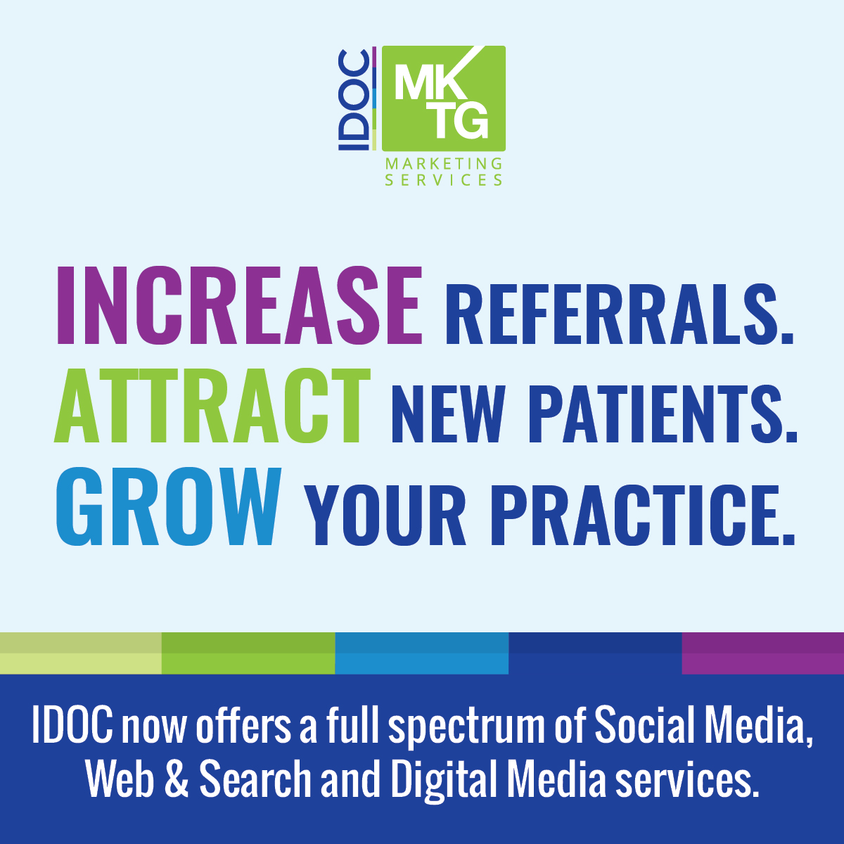 IDOCindependent's tweet photo. IDOC Marketing Services get you the results you need. With new services including Social Media, Web &amp; Search and bundled Digital Media Services, we find and attract new patients for you.
https://t.co/ofNgOYzYvB

#IDOC #optometry #marketingconsultant https://t.co/Wepokr0GcH